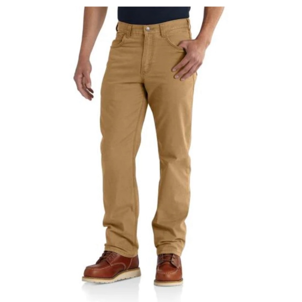 Carhartt Relaxed Fit Khaki Cargo Men’s Work Pants - Size 36 x 30